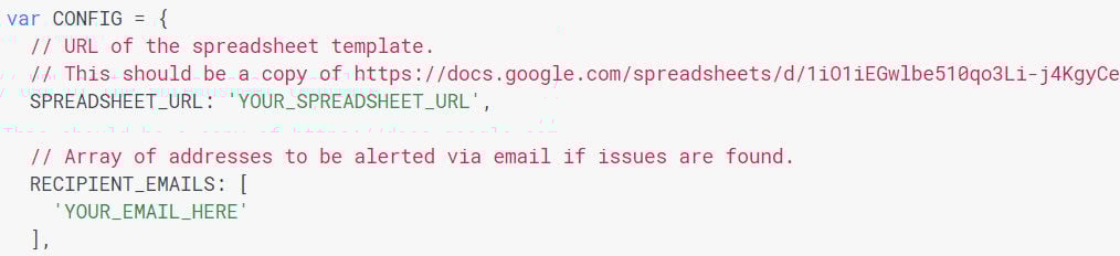 Broken Link Checker - Script Instellingen